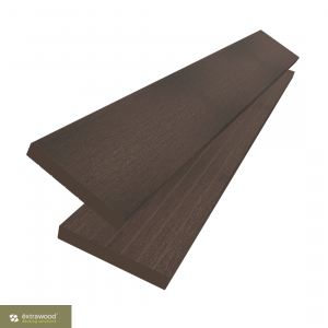 WPC-Abschlussleiste Braun 70 × 10 mm - 2,2 m