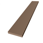 Co-extrudierte WPC-Abschlussleiste Hellbraun 73 × 11 mm – 2,2 m